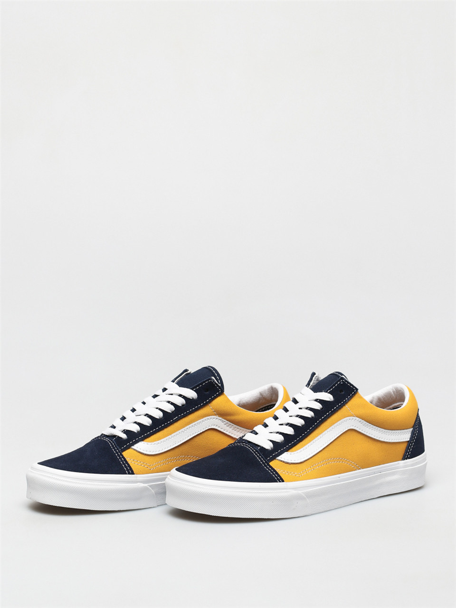 Vans Old Skool Classic Sport Shoe, Dress Blues/Saffron Underground Skate