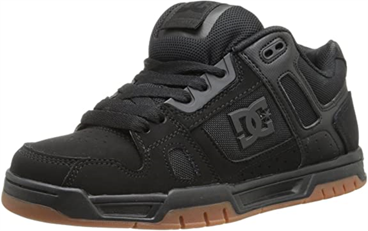 Dc Stag Mens Shoe, Black/Gum Underground Skate