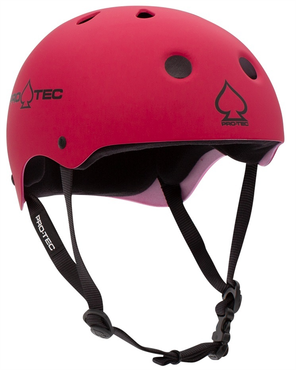 ProTec Classic Fit Certified Junior Helmet, Matte Pink Underground Skate