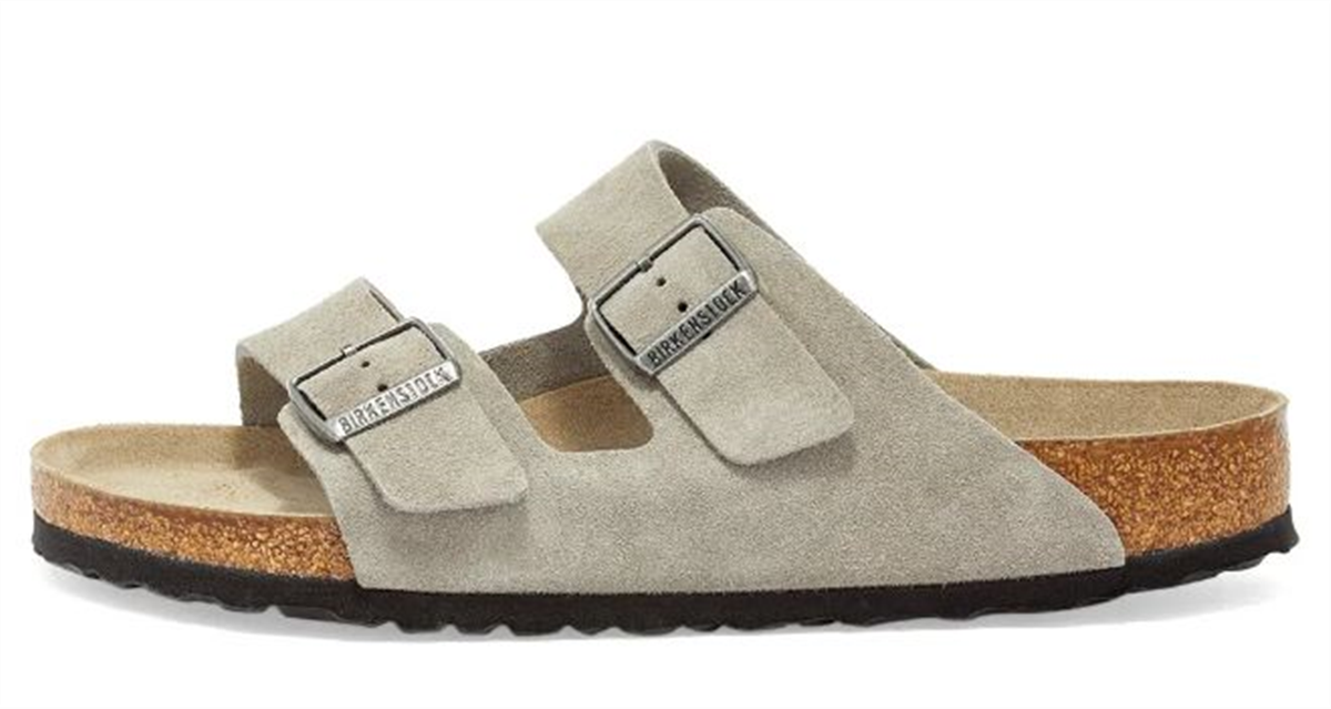 birkenstock suede stone coin