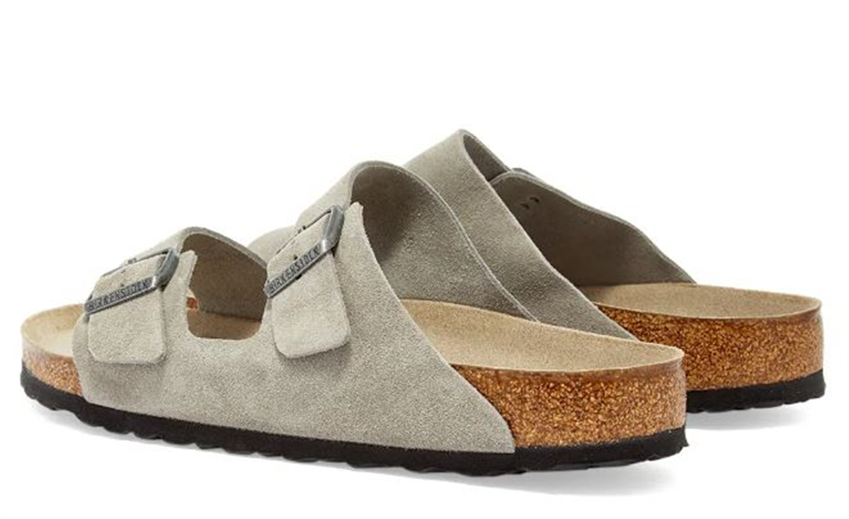birkenstock suede stone coin