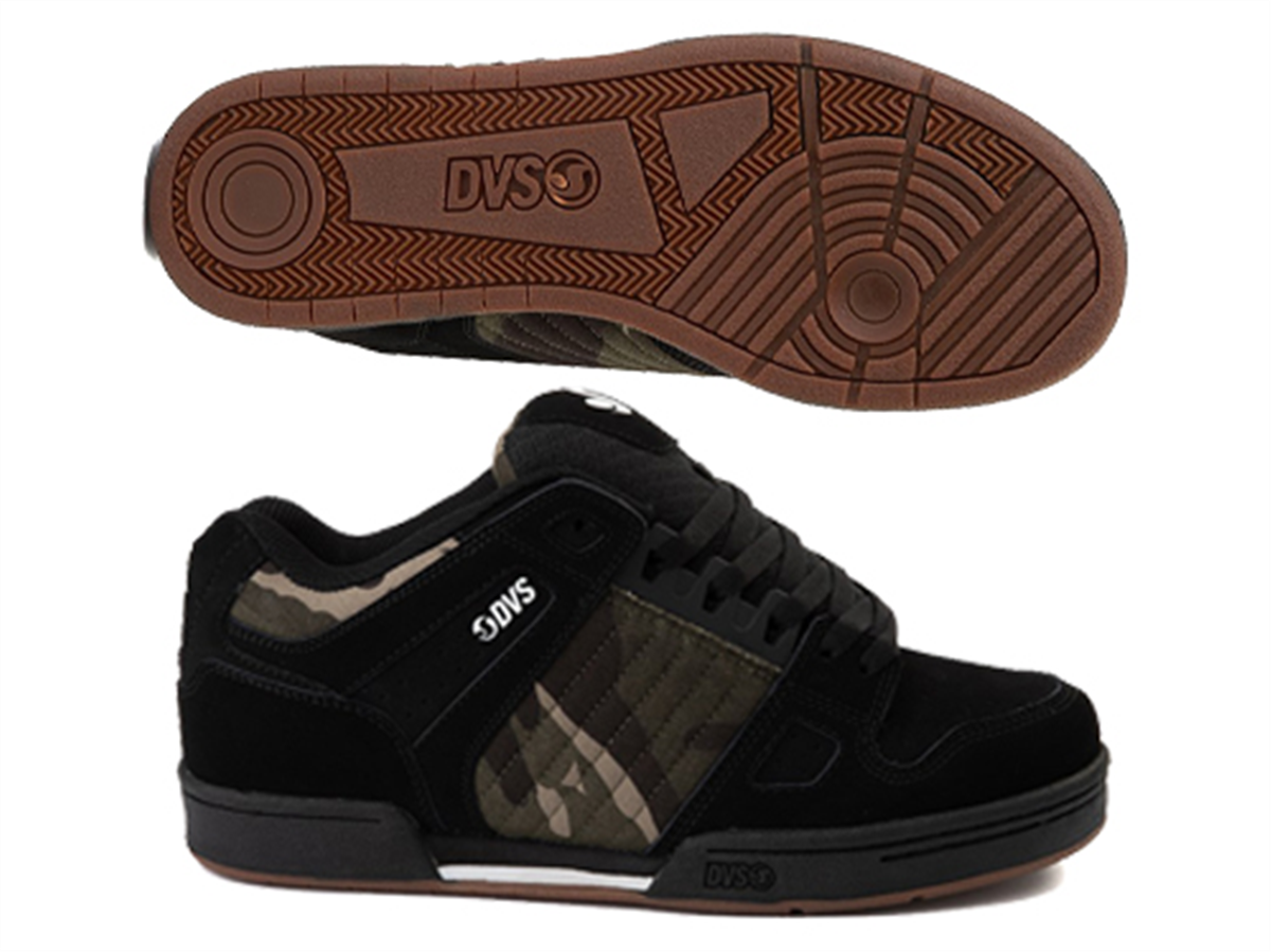 Dvs Celsius Skate Shoe, Black/ Camo/ Nbk Underground Skate Dvs Celsius Skate Shoe, Black/ Camo/ Nbk Underground Skate