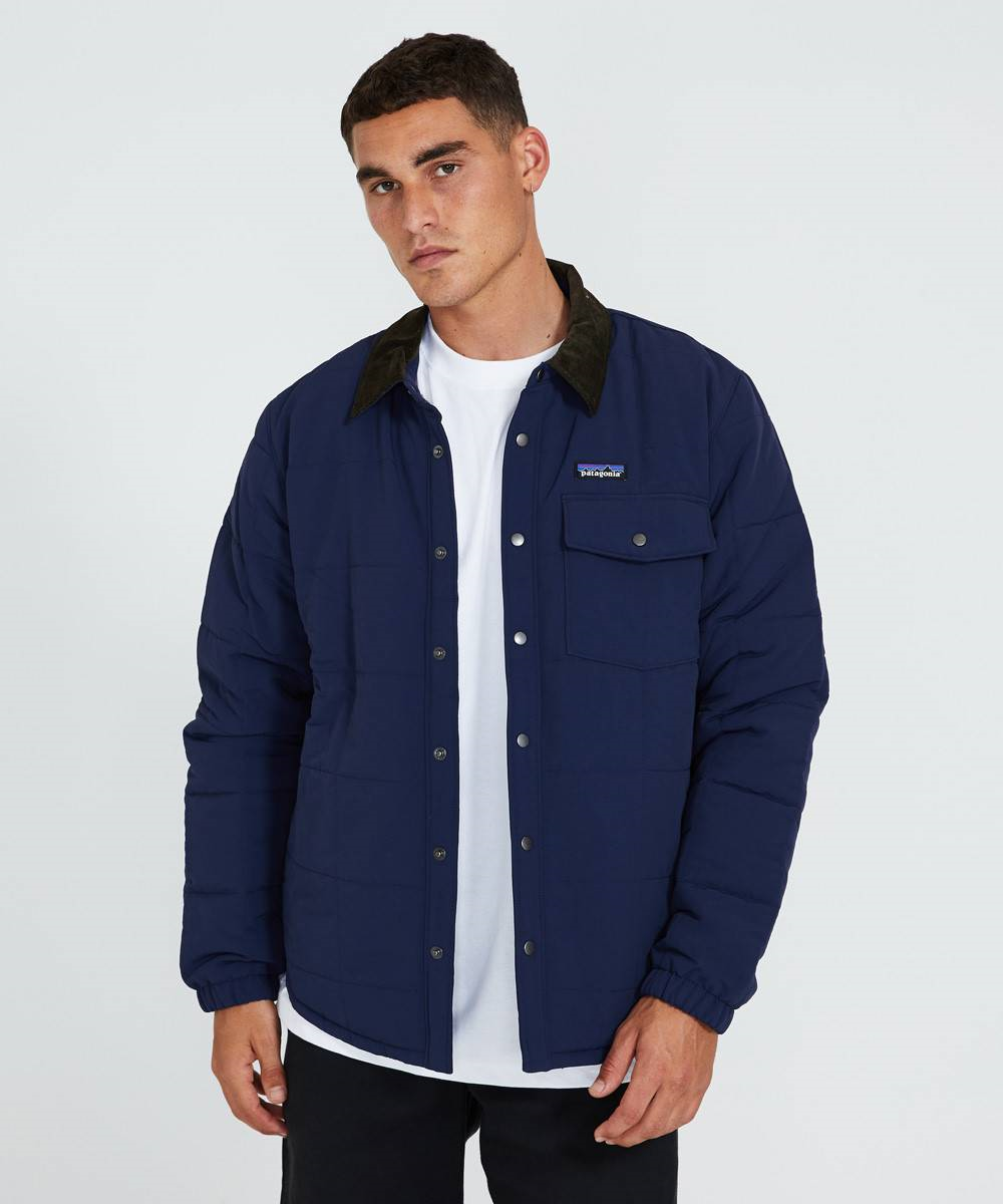 Patagonia Mens Isthmus Quilted Shirt Jacket New Navy Underground Skate