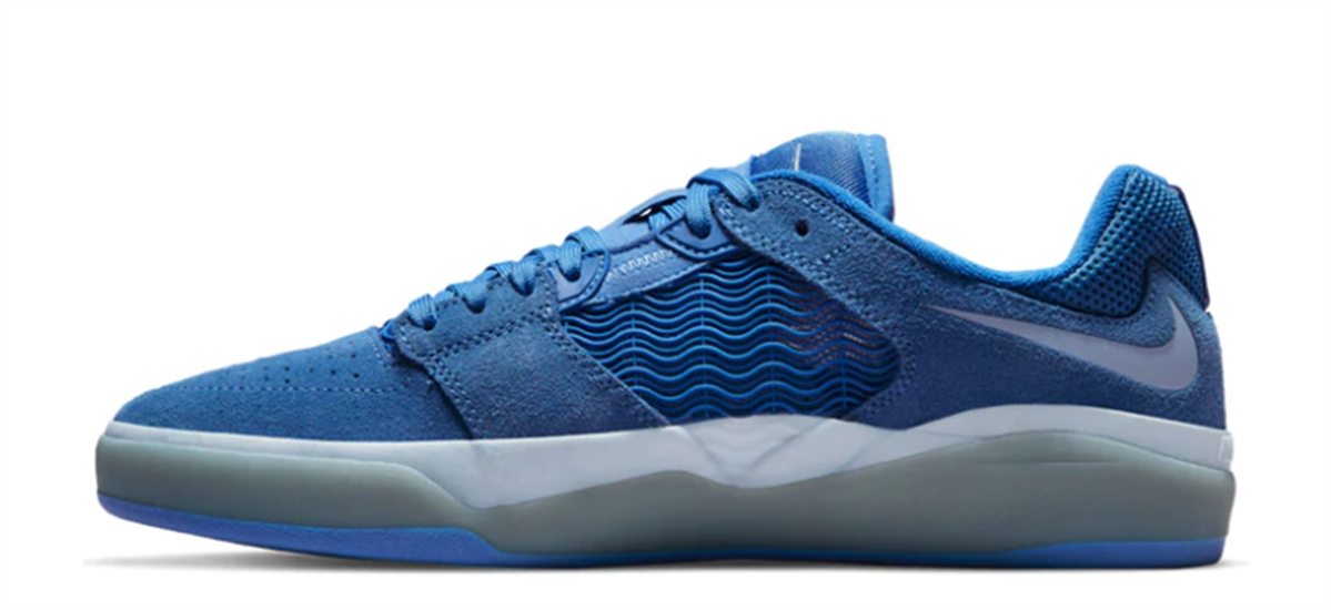 Nike Nike Sb Ishod Skate Shoe, Pacific Blue/Boarder BlueNavy