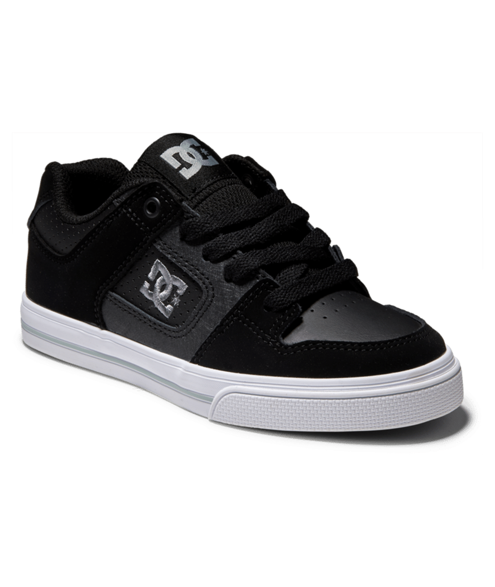 Dc Pure Shoe, Black/Black/Grey | Underground Skate
