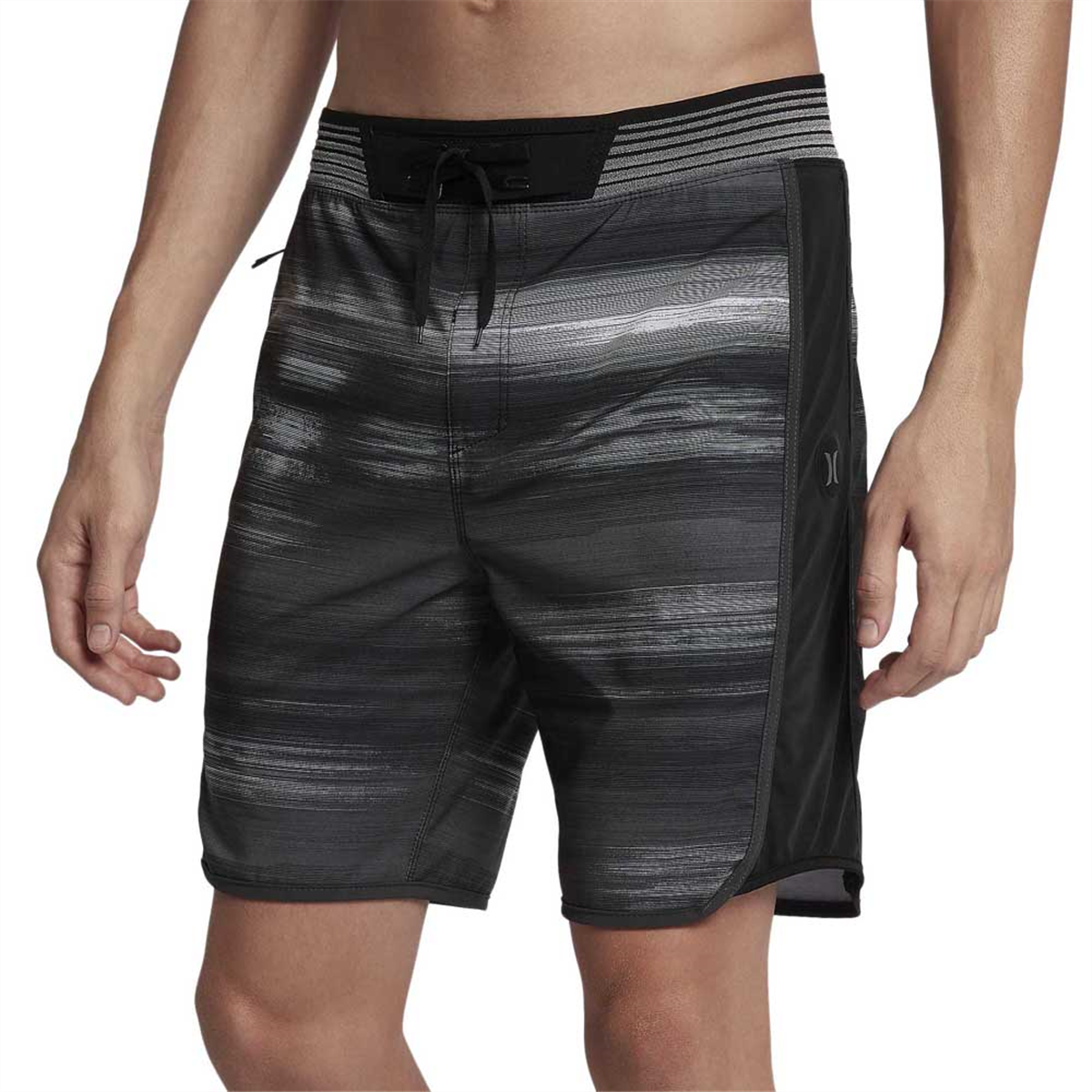 Hurley Men's Phantom Motion Fast Boardshort - 18" Swim Trunks, Recycled Stretch Fabric, Zipper Pocket