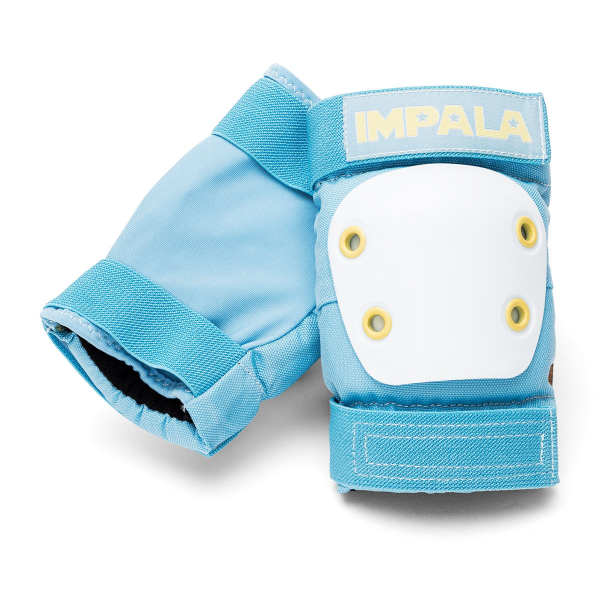 Impala Protective Safety Pad Set Youth, Sky Blue/Yellow Underground Skate