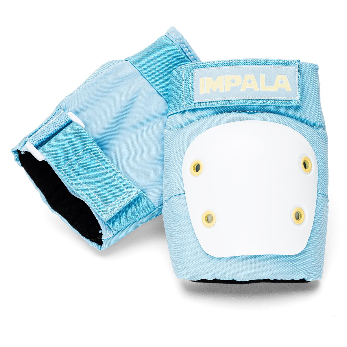 Impala Protective Safety Pad Set Youth, Sky Blue/Yellow Underground Skate