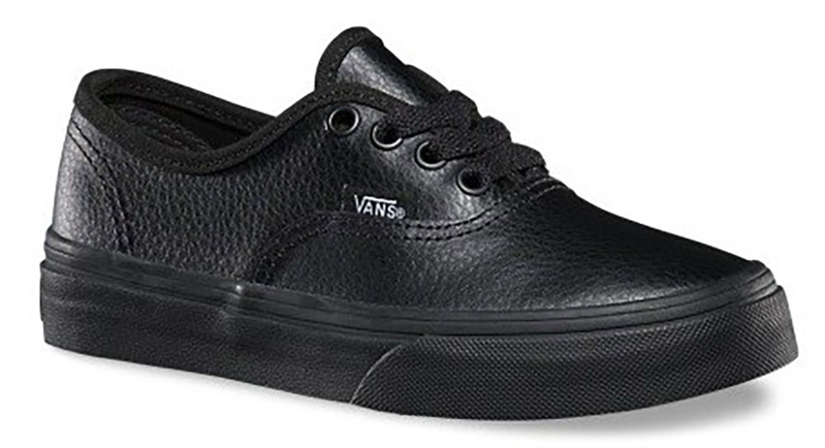 kids vans leather