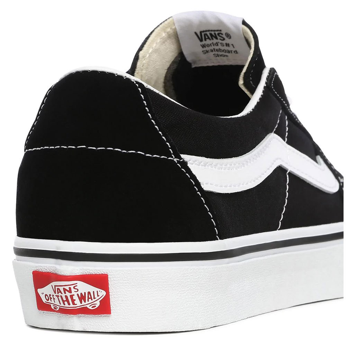 Vans Sk8Low Shoes, Black/True White Underground Skate